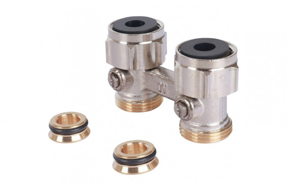 Узел нижнего подключения радиатора 3/4" НР x 3/4" НГ, прямой Multiflex F Oventrop