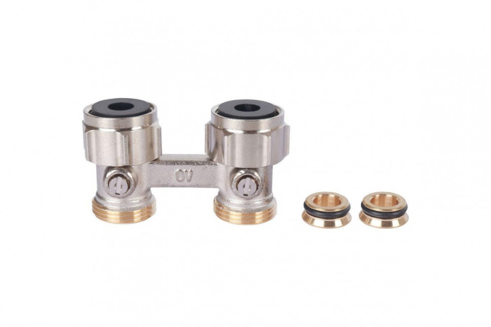 Узел нижнего подключения радиатора 3/4" НР x 3/4" НГ, прямой Multiflex F Oventrop