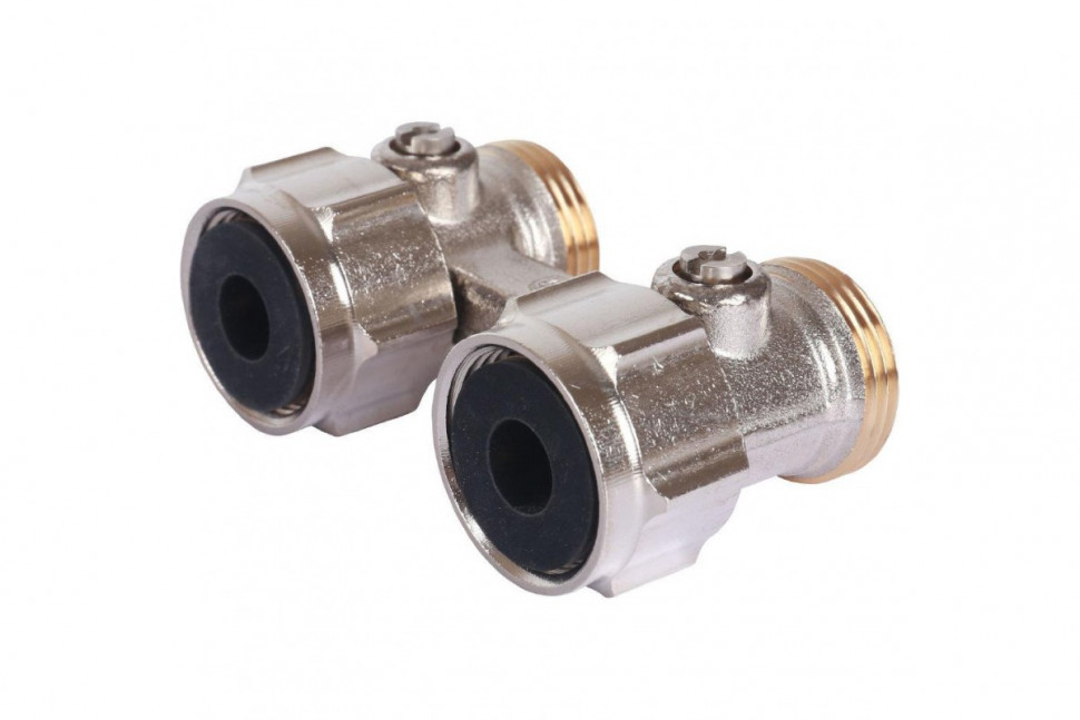 Узел нижнего подключения радиатора 3/4" НР x 3/4" НГ, прямой Multiflex F Oventrop