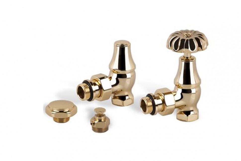 Комплект серия Old Style 1/2" угловой, золото SR Rubinetterie