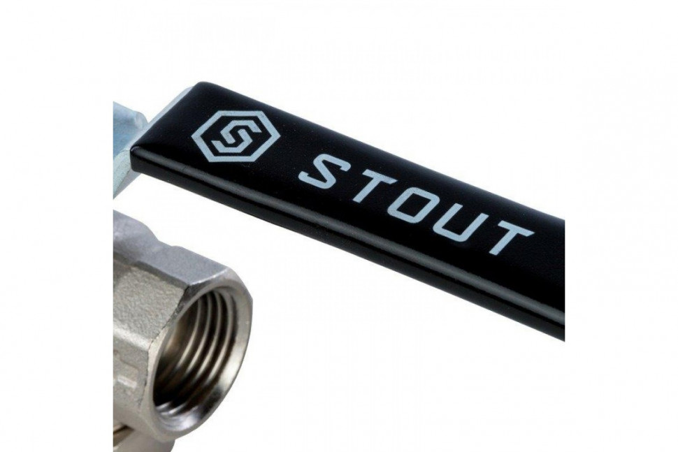 Кран шаровой с фильтром 1/2" STOUT