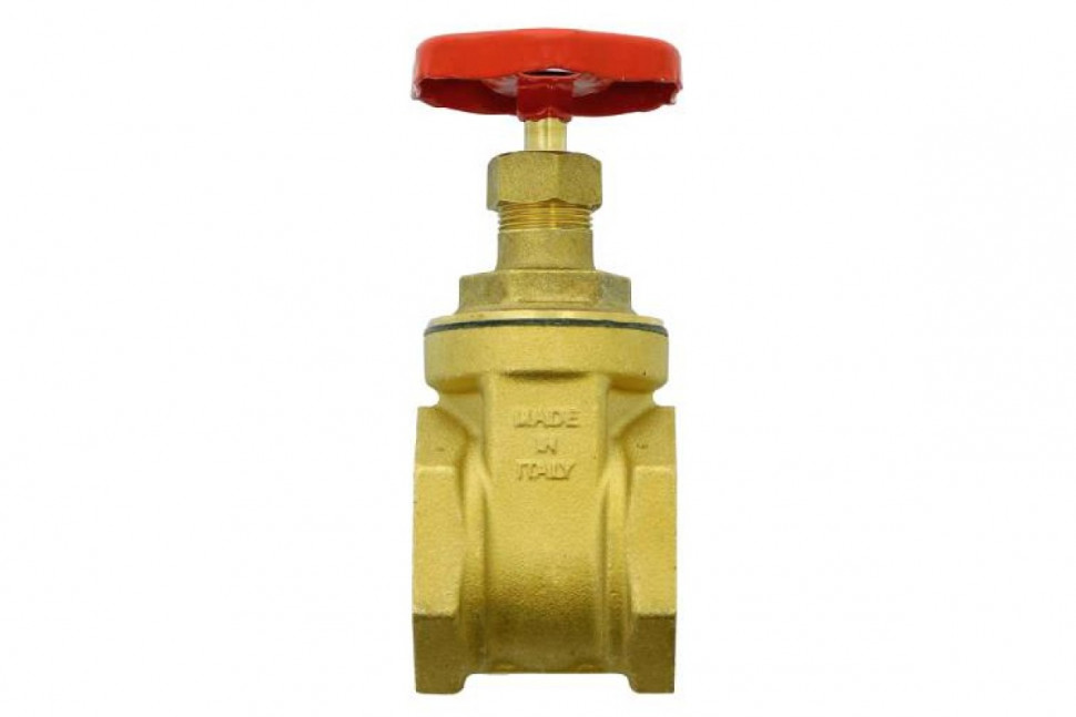 Задвижка клиновидная ВВ 1 1/2" латунная PN10 UNI-FITT