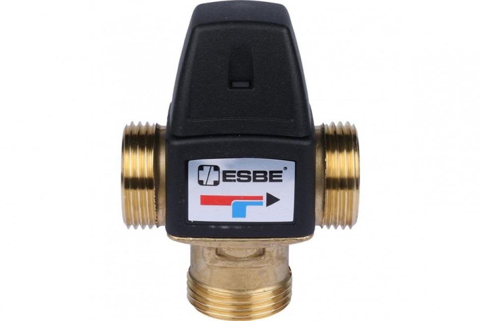 Клапан термостатический смесительный VTA322 20-43°C НР 1", KVS 1,6 Esbe