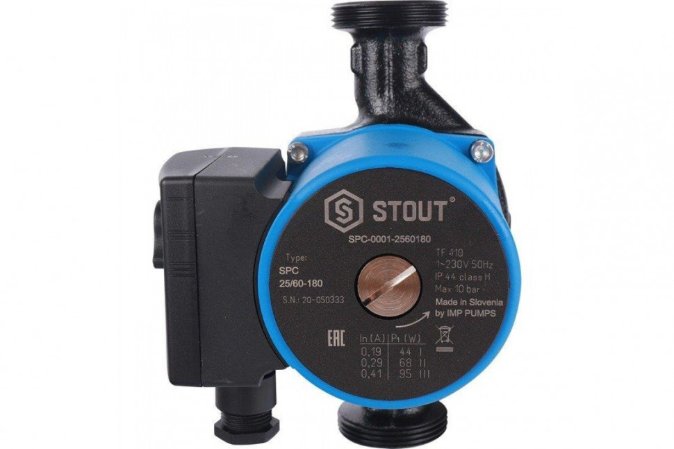Насос циркуляционный 25/60-180 STOUT