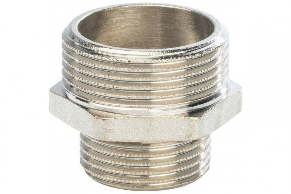 Ниппель НН переxодной 1 1/4"x1", никелированный STOUT