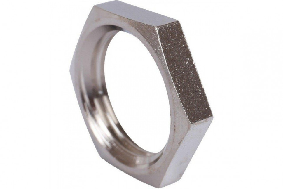 Контргайка 1/2", никелированная STOUT