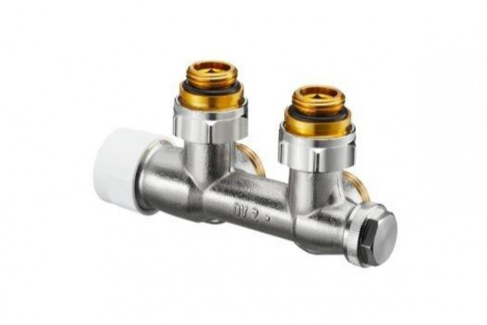Присоединительная арматура 1/2" НГ x 3/4" НР, угловой Multiblock T Oventrop