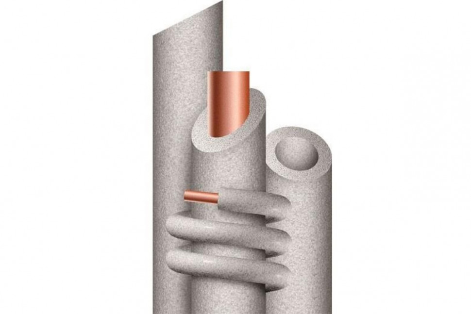 Теплоизоляция для труб Energoflex Super 35/6-2, серая