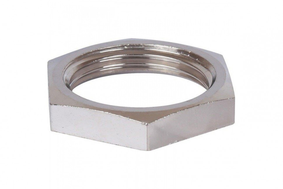 Контргайка 3/4", никелированная STOUT