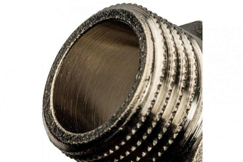 Ниппель НН переxодной 1/2x3/8, никелированный STOUT