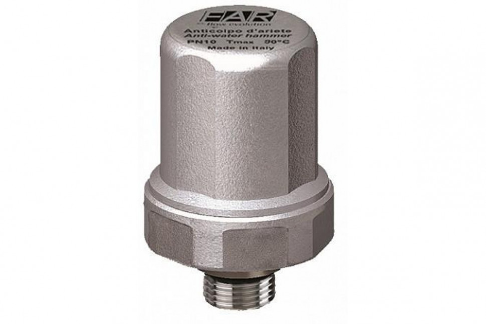 Компенсатор гидроудара 1/2" НР, 50 бар FAR