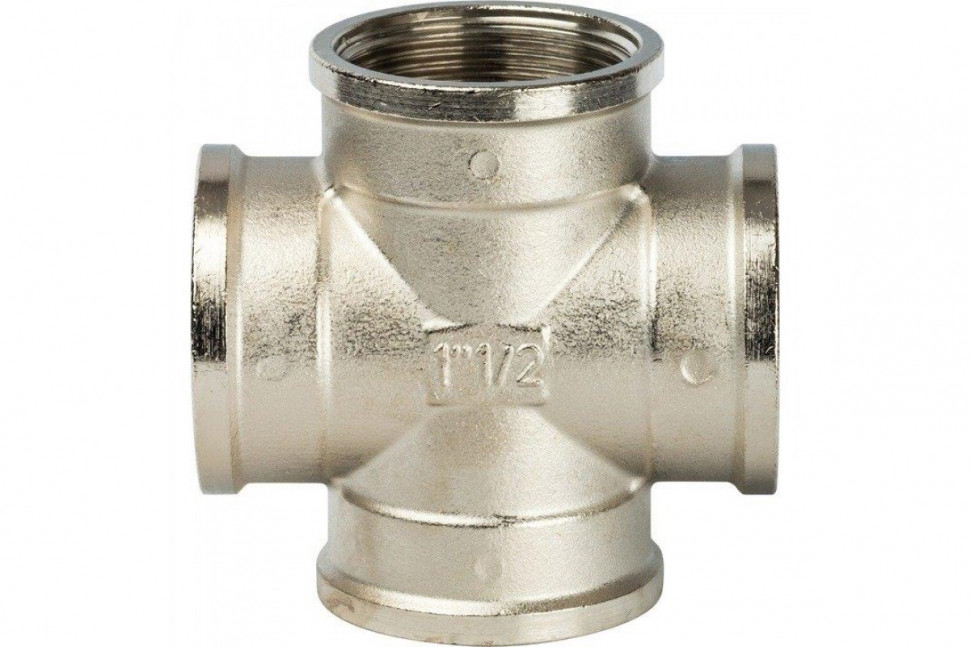 Крестовина ВВ 1 1/2", никелированная STOUT