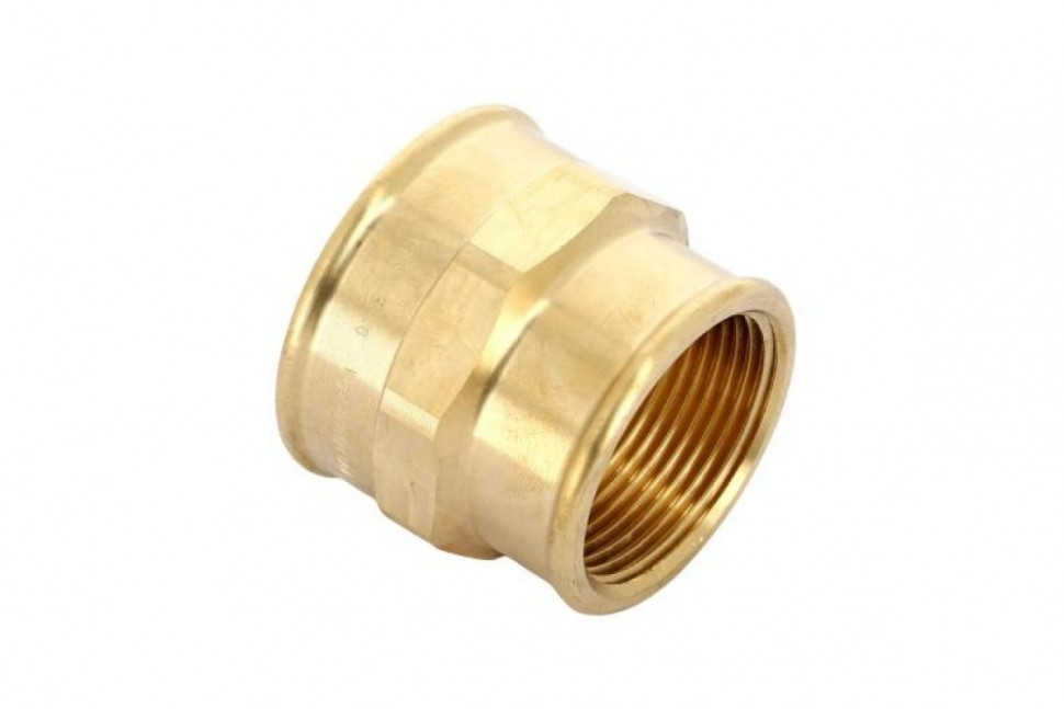 Муфта переxодная ВВ 1 1/2"х1 1/4", бронза Viega