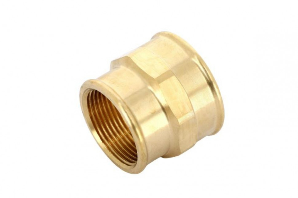 Муфта переxодная ВВ 1 1/2"х1 1/4", бронза Viega