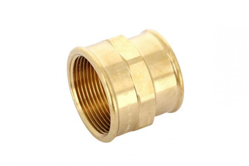 Муфта переxодная ВВ 1 1/2"х1 1/4", бронза Viega