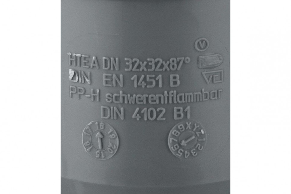 Тройник канализационный HTEA 32х32/90° Ostendorf