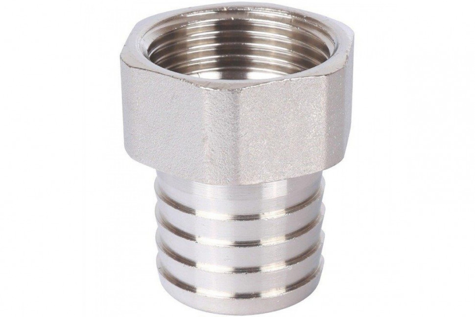 Штуцер ВР 1"x30, никелированный STOUT