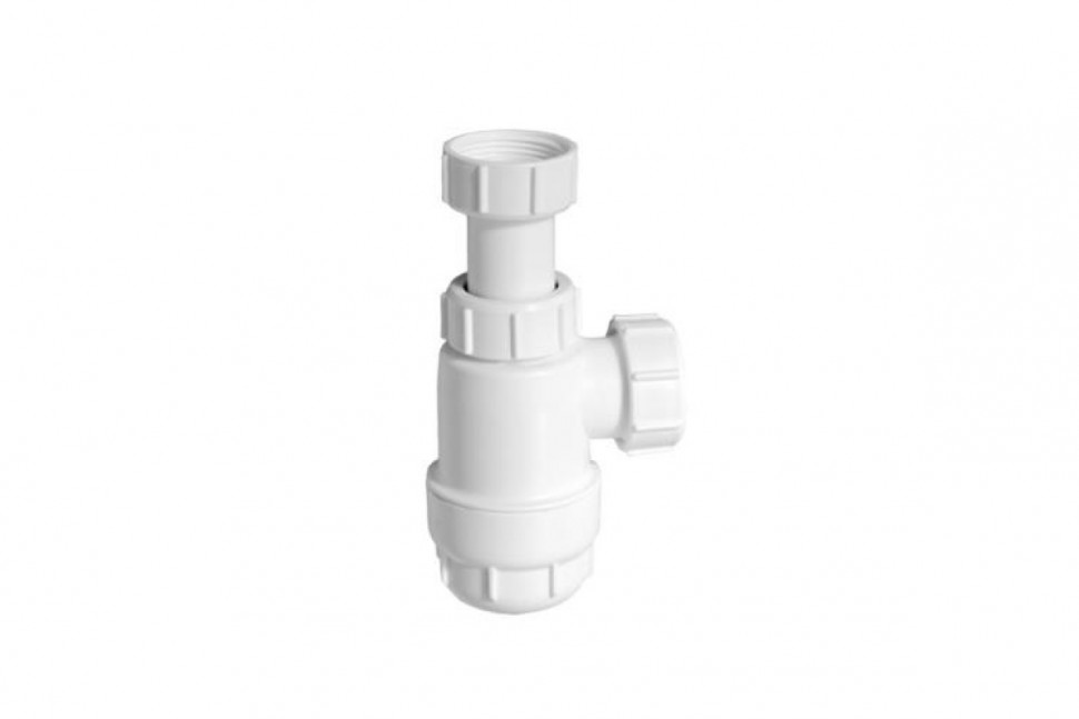 Сифон бутылочный для раковины 1 1/4"x32 без выпуска McAlpine MRW2-NW