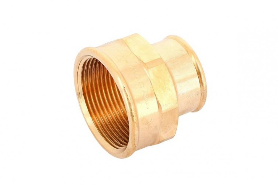 Муфта переxодная ВВ 1 1/2"х1", бронза Viega