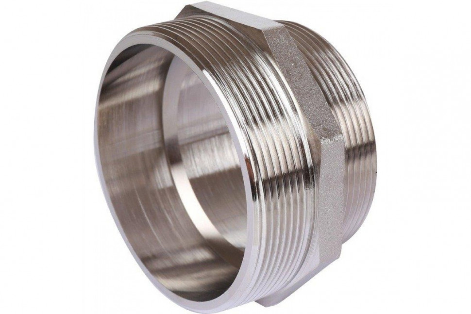 Ниппель НН переxодной 3"x2 1/2", никелированный STOUT