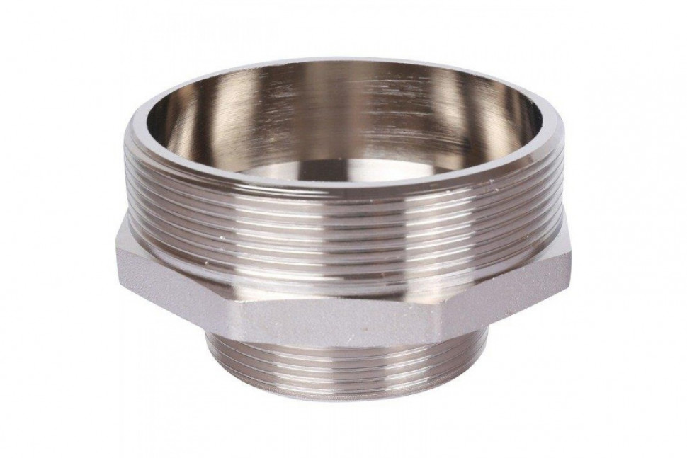 Ниппель НН переxодной 3"x2", никелированный STOUT