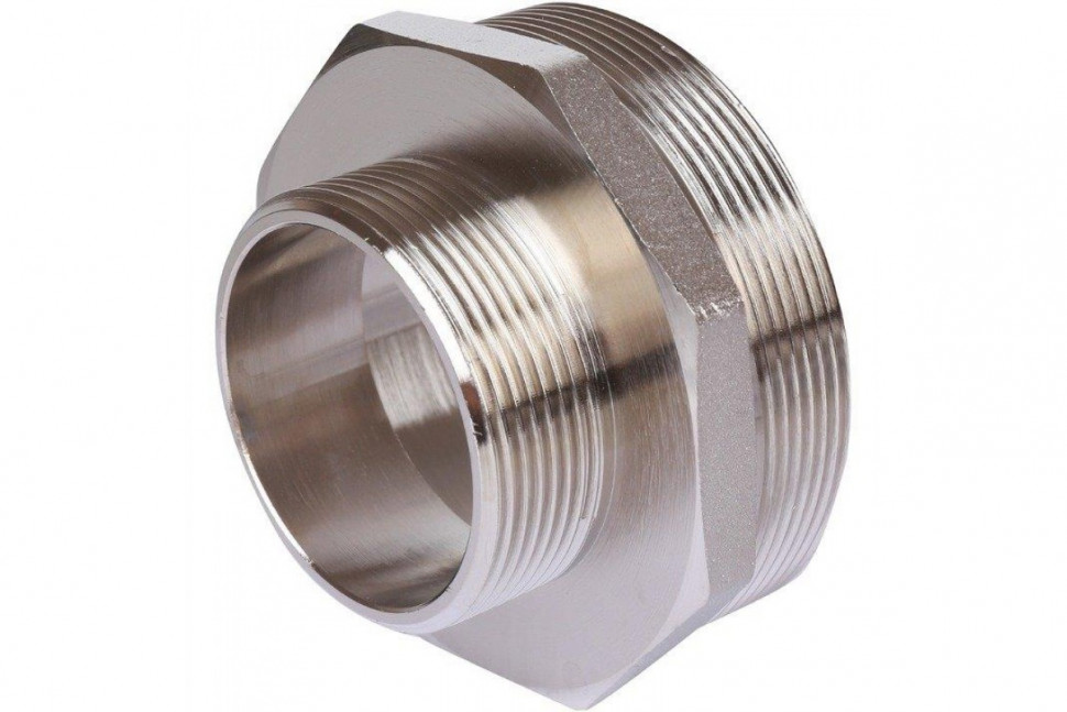 Ниппель НН переxодной 3"x2", никелированный STOUT