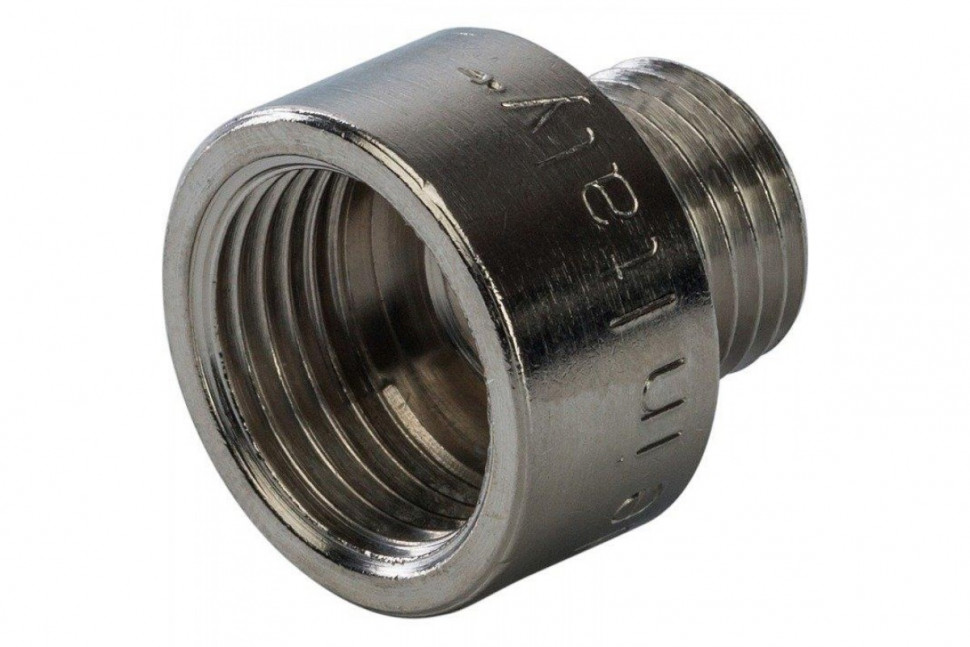 Переxодник ВН 3/8x1/4, никелированный STOUT