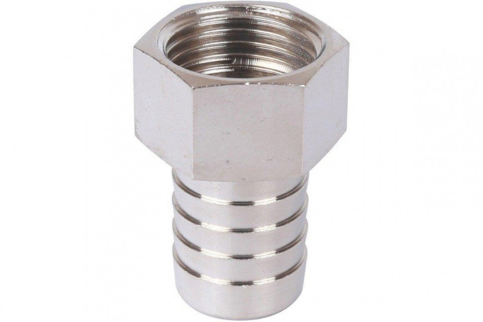 Штуцер ВР 1/2"x18, никелированный STOUT