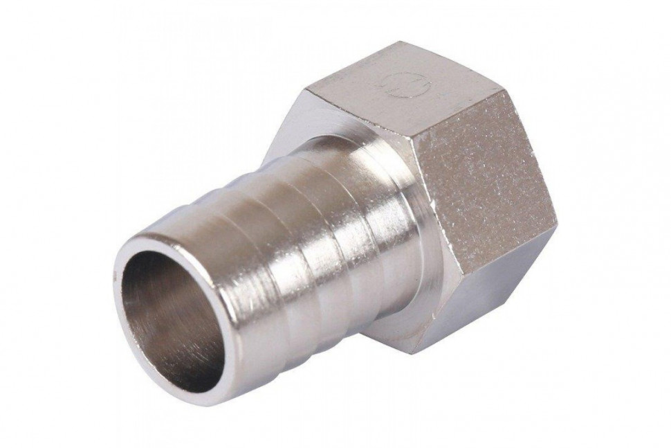 Штуцер ВР 1/2"x18, никелированный STOUT