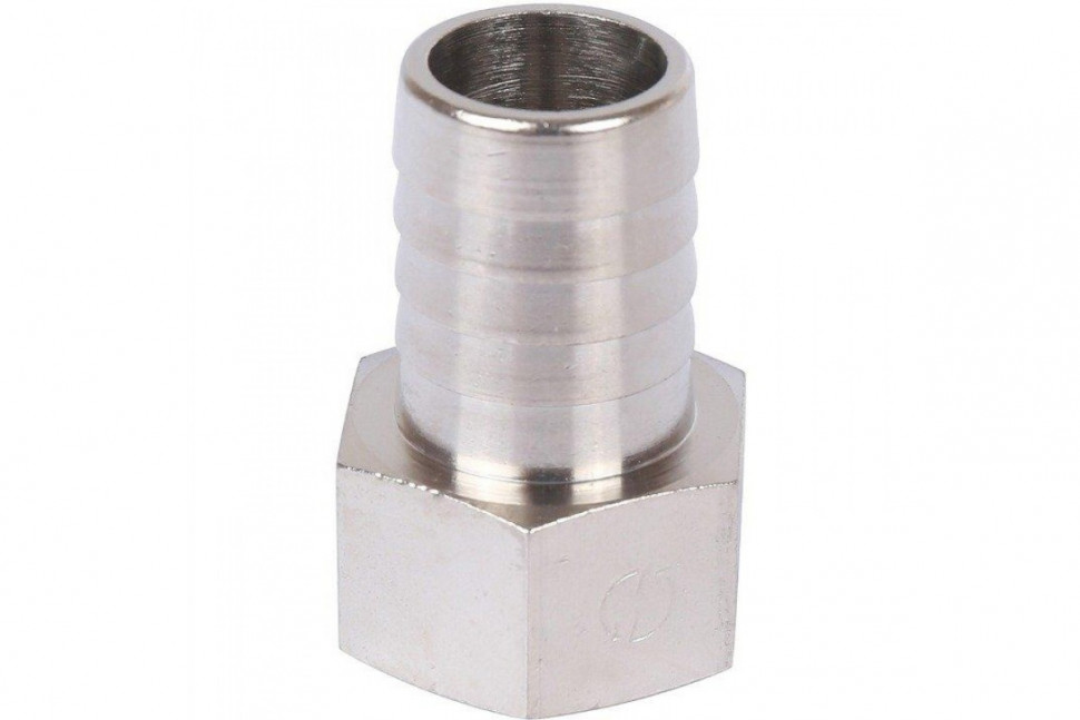 Штуцер ВР 1/2"x18, никелированный STOUT