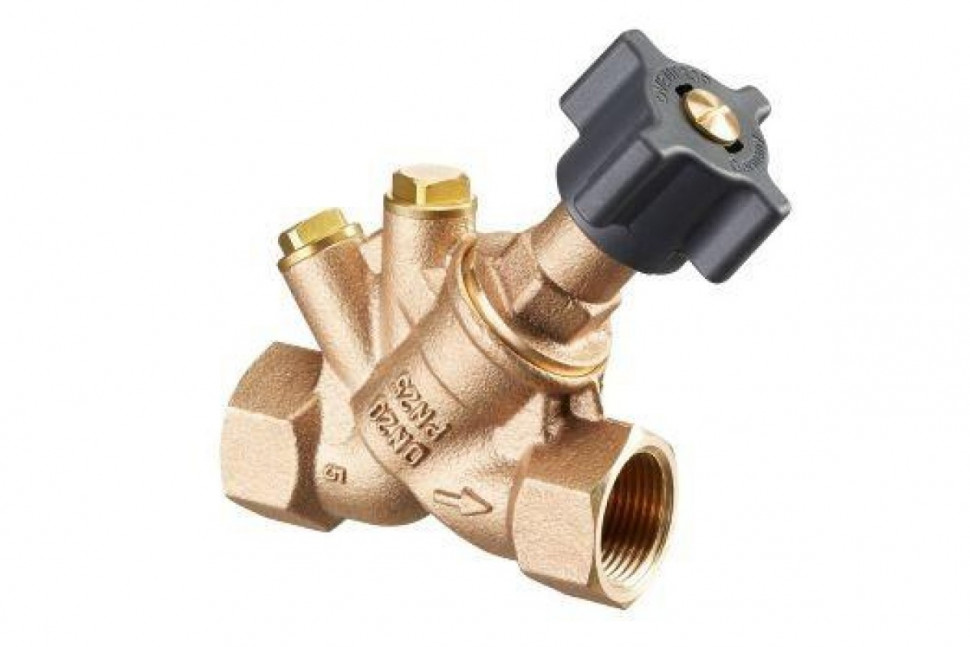 Вентиль запорный Ду 20, 3/4" ВР с заглушками Hydrocontrol ATR Oventrop