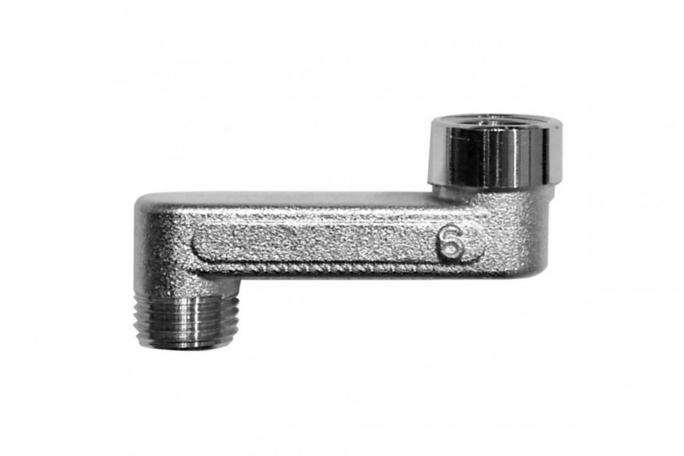 Переходник эксцентрический НР-ВР 1/2" х 1/2" 6 см FAR