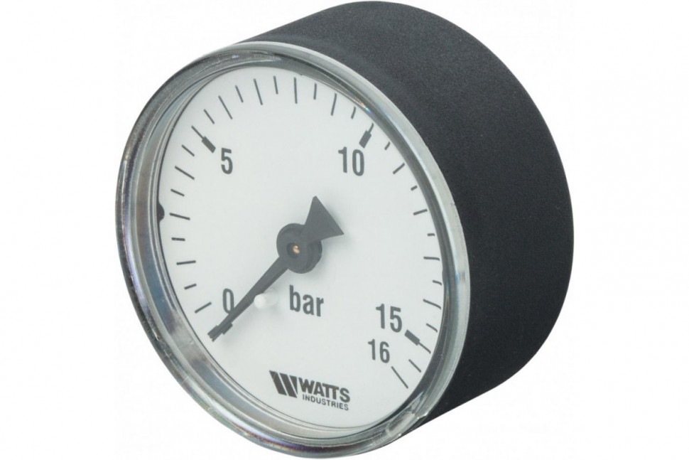 Манометр аксиальный 50 мм 1/4", 0-16 бар Watts F+R100