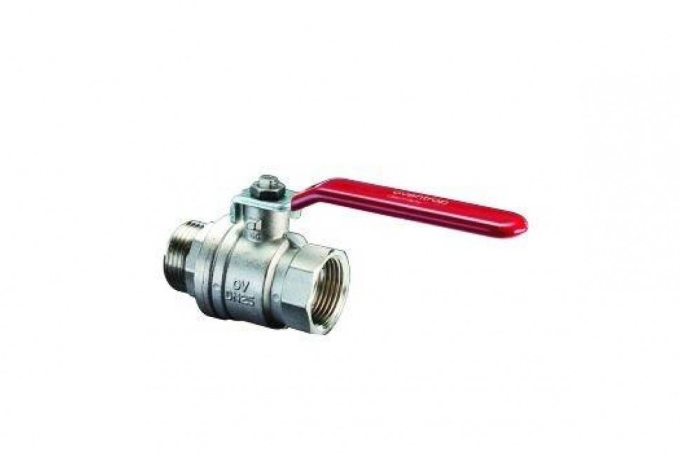 Кран шаровый 1 1/4" НВ маховик из алюминия Optibal Oventrop