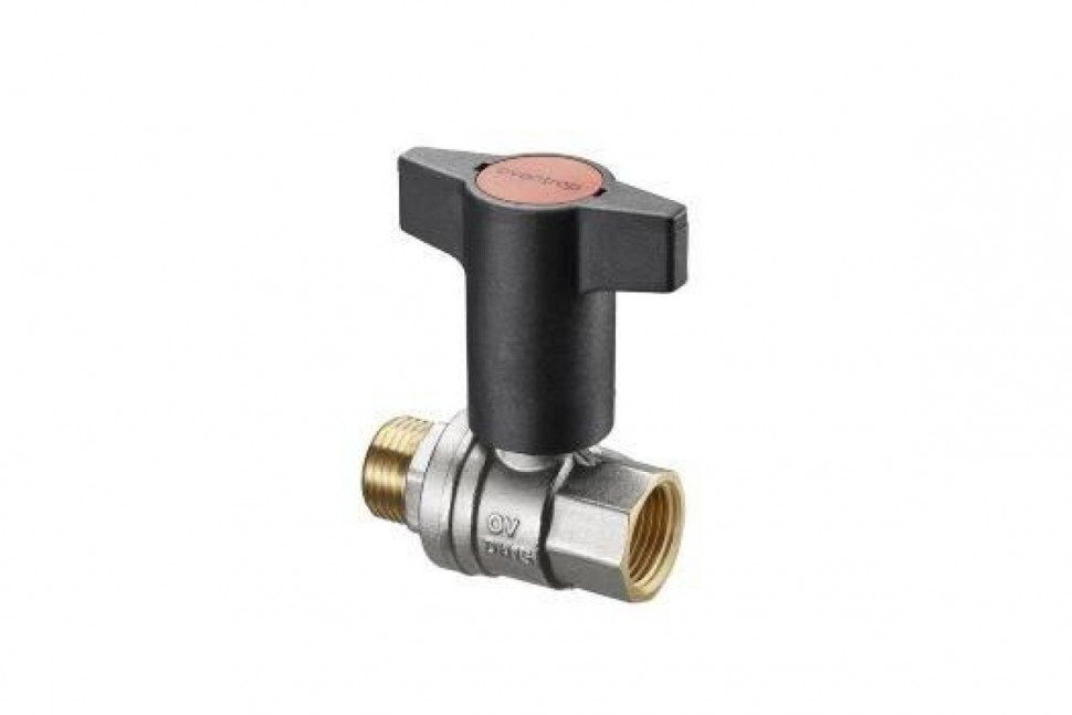 Кран шаровый 1 1/4" НВ маховик пластмассовый Optibal Oventrop