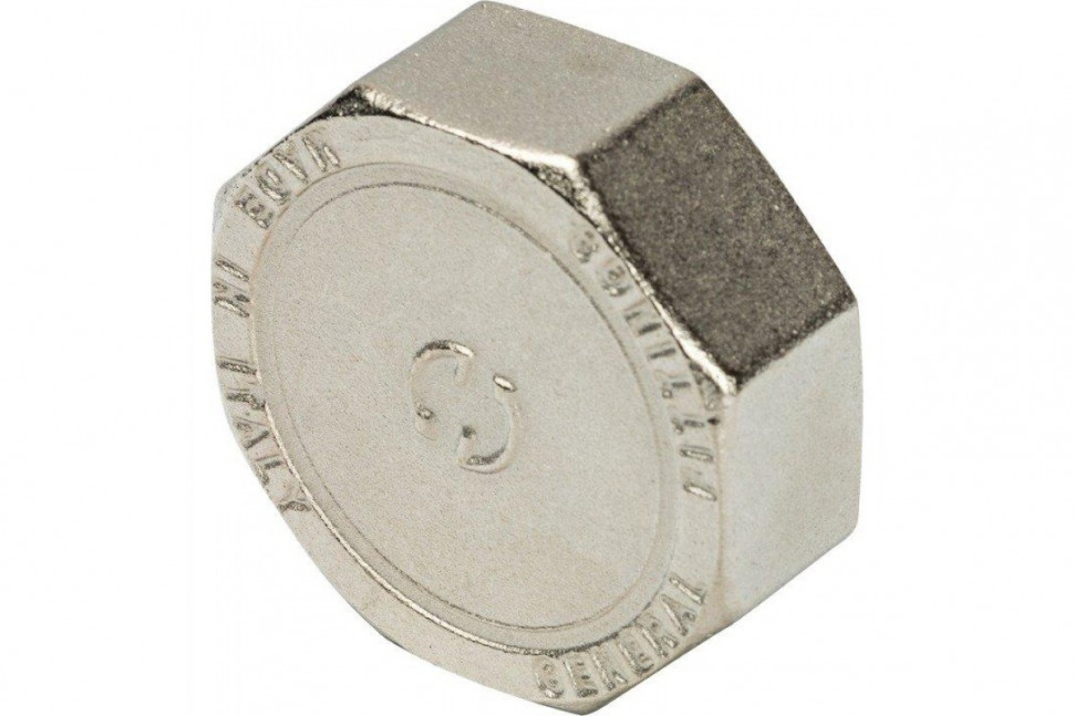 Заглушка ВР 1 1/2", никелированная STOUT