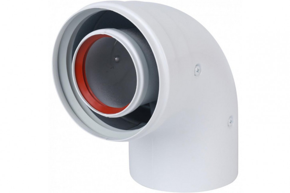 Коаксиальный отвод DN 60/100 90° без муфты BAXI