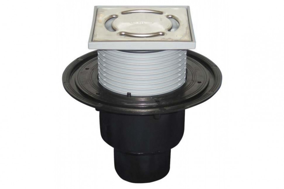 Трап DN 50/75/110 с вертикальным выпуском и сухим сифоном HL310NPr