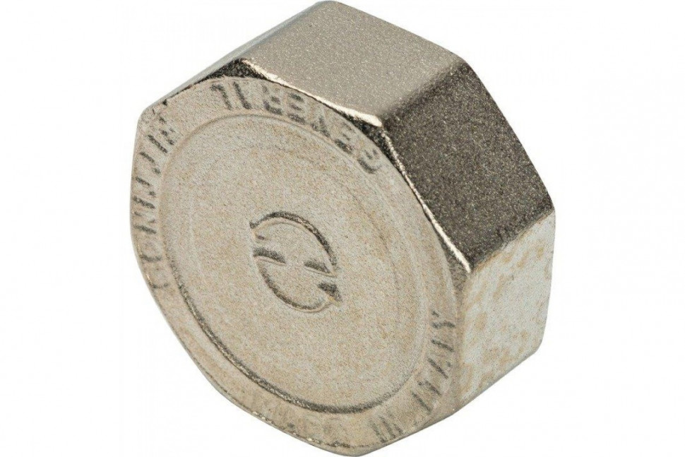 Заглушка ВР 1 1/4", никелированная STOUT
