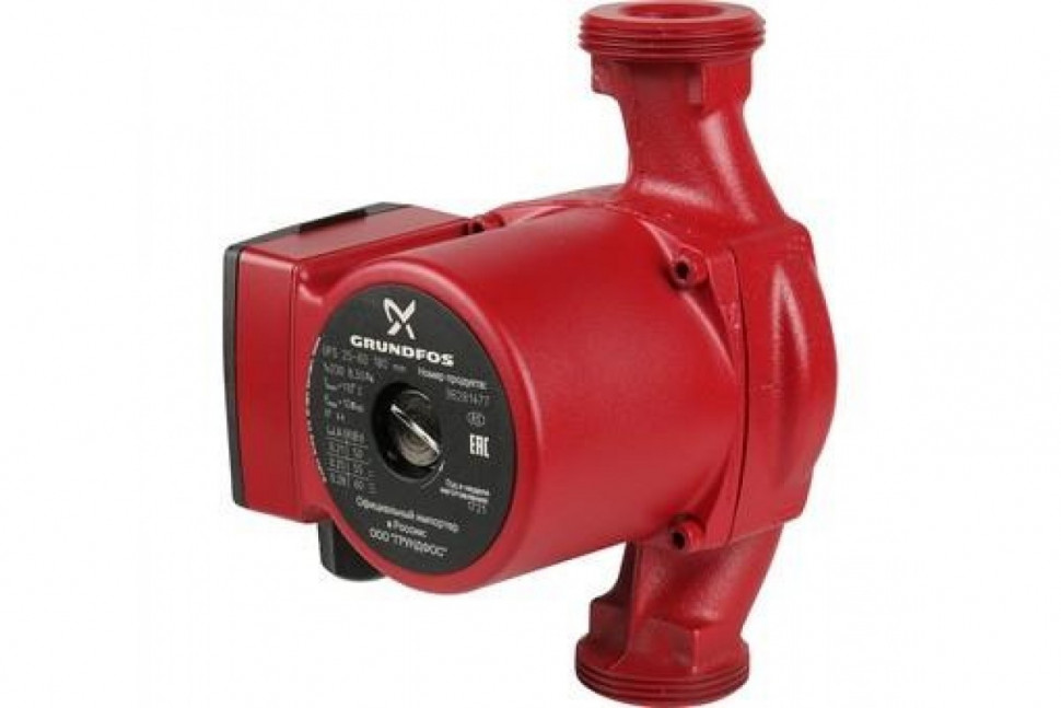 Насос циркуляционный UPS 25-60 180 с гайками Grundfos