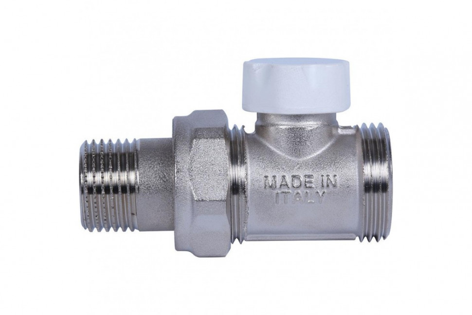 Клапан запорно-балансировочный 1/2"х3/4"ЕК, прямой STOUT