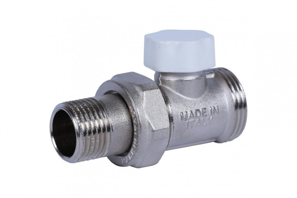 Клапан запорно-балансировочный 1/2"х3/4"ЕК, прямой STOUT