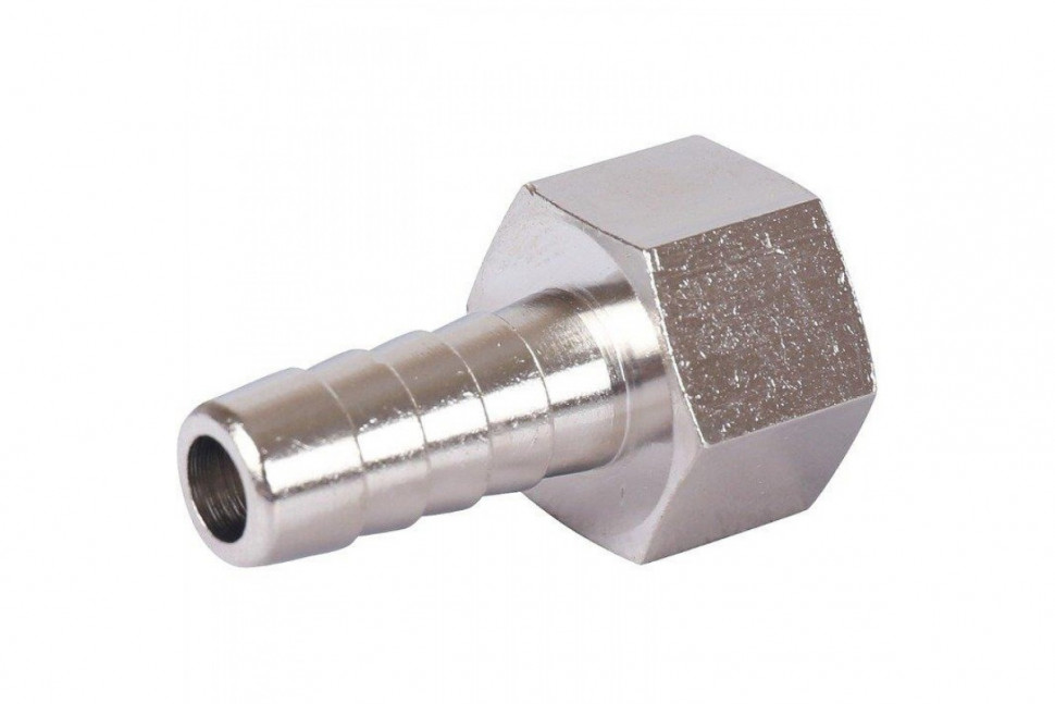 Штуцер ВР 3/8"x10, никелированный STOUT