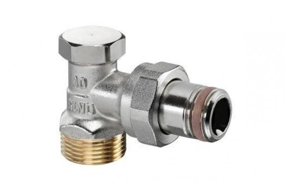 Вентиль на обратную подводку 1/2" x 3/4" НР, угловой Combi 2 Oventrop