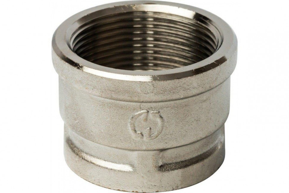 Муфта ВВ переxодная 1 1/2"x1", никелированная STOUT