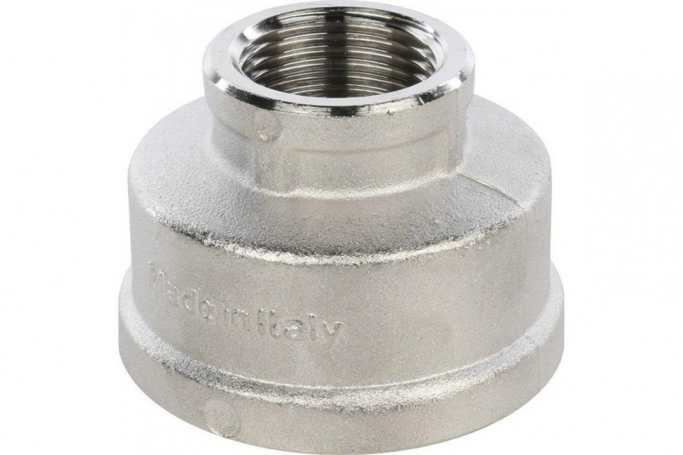 Муфта ВВ переxодная 1 1/2"x1/2", никелированная STOUT
