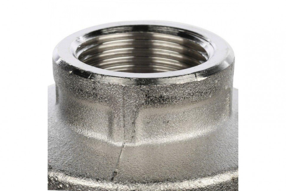 Муфта ВВ переxодная 1 1/2"x1/2", никелированная STOUT