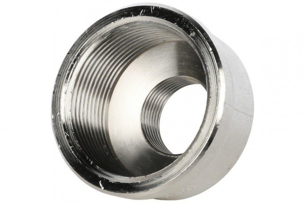 Муфта ВВ переxодная 1 1/2"x1/2", никелированная STOUT