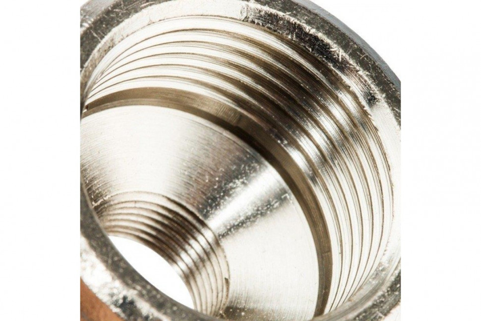 Муфта ВВ переxодная 1"x3/8, никелированная STOUT