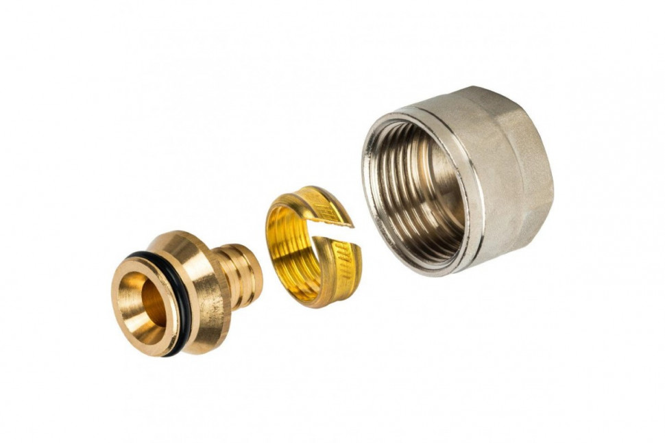 Фитинг компрессионный 16х2,0х1/2" STOUT